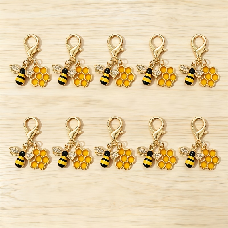 TEMU 10pcs Honeycomb Lobster Keychain. Halloween Decoration, Christmas Keychain Gift, Birthday Keychain Gift, Valentine's Day Keychain Gift, New Year
