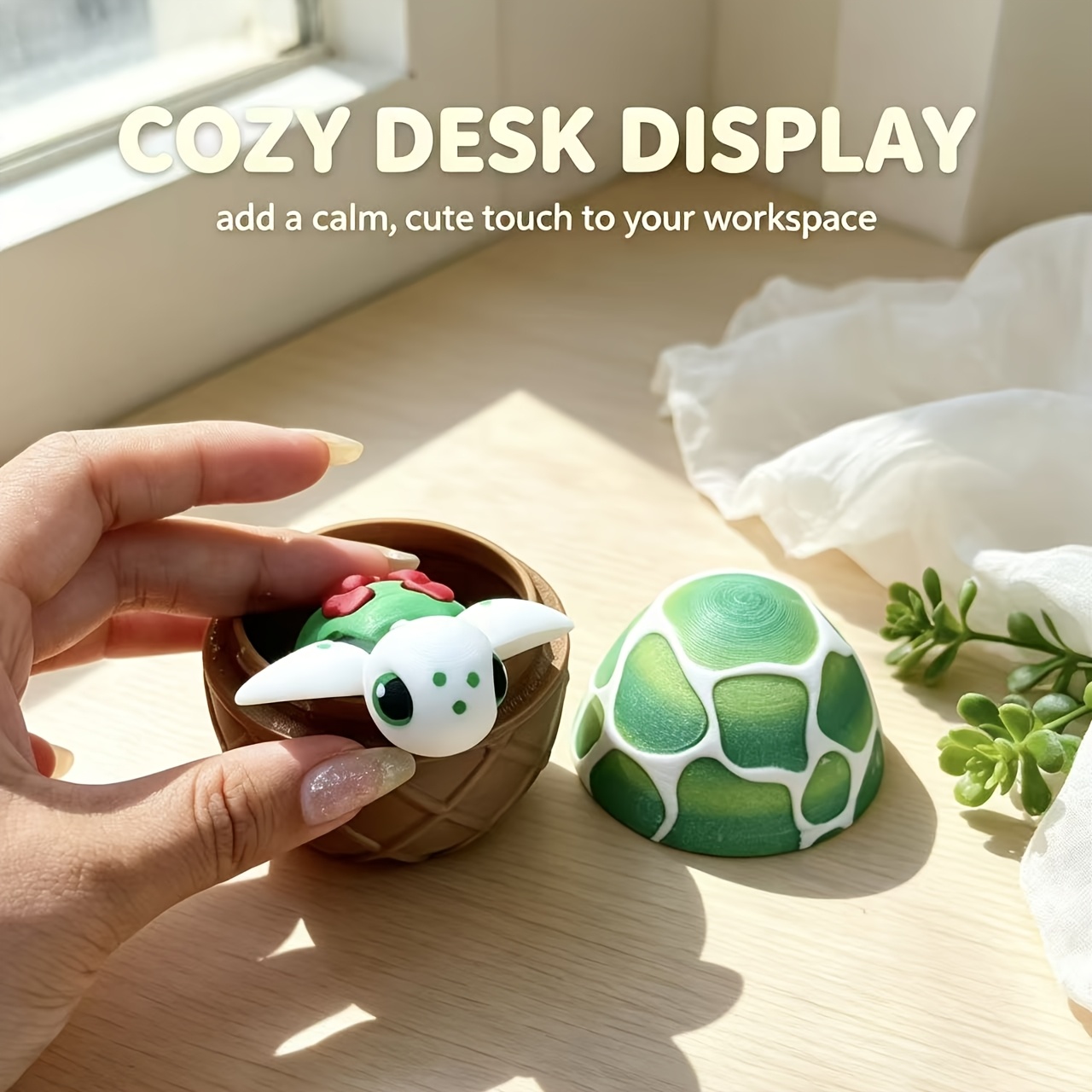 Dual Colors 3D Printed Turtle Eggs & Turtles