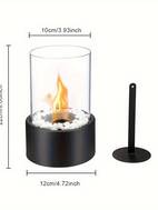 vintage alcohol fireplace lamp home decor outdoor camping natural ventilation