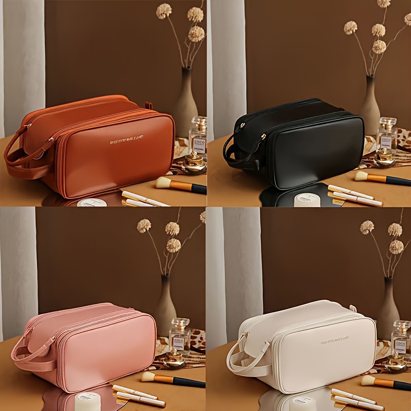 White - Handmade Cotton Multipurpose Cosmetic/Toiletry Bag 10