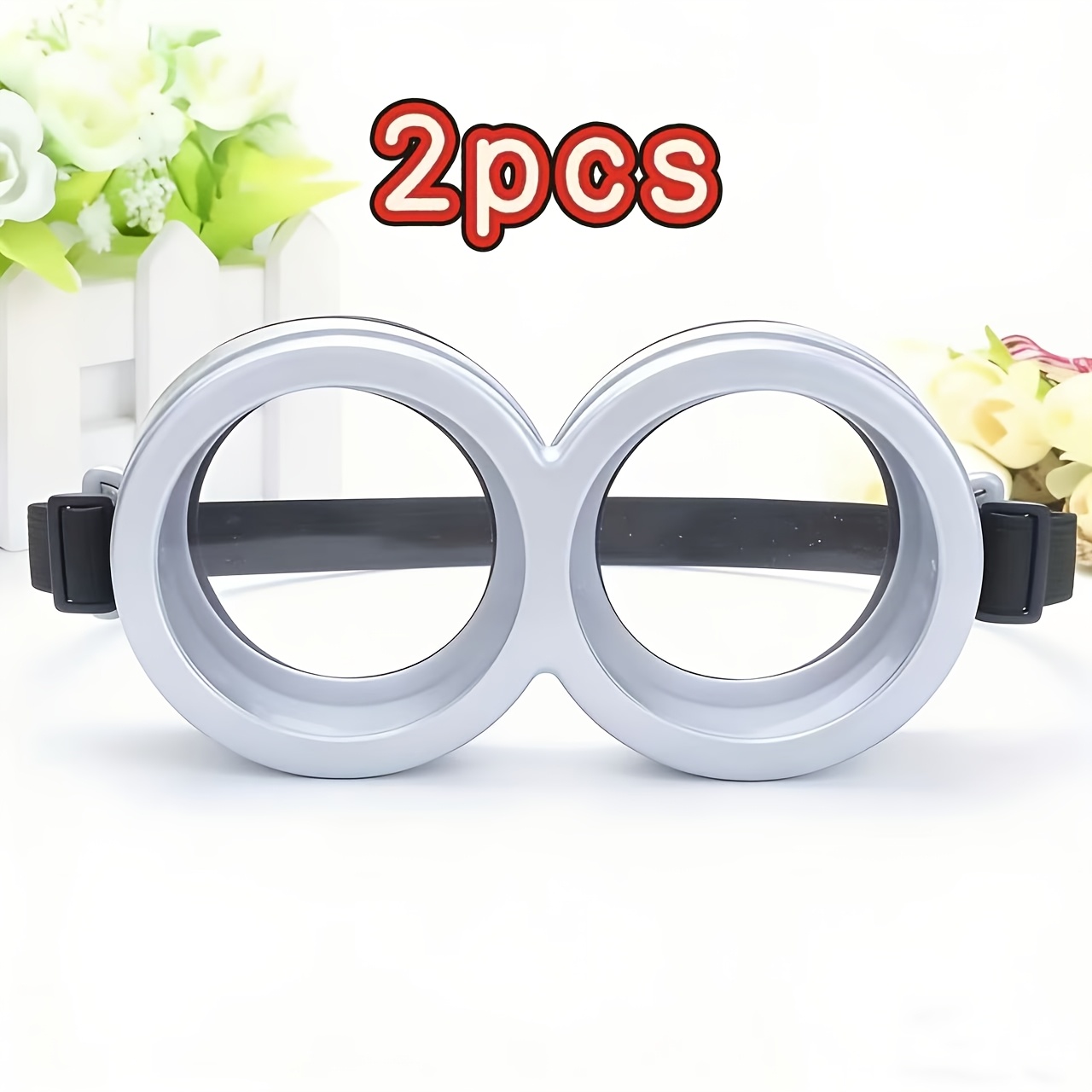 Of Round Party Glasses Without Lenses - Unique Role-playing Accessories, Durable And Comfortable Design - Suitable For Costume Parties, Role-playing, And - High-quality Material, No Batteries Required