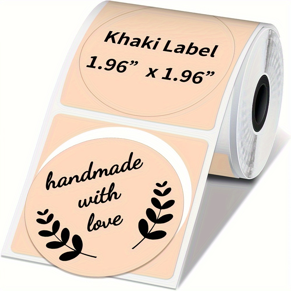 TEMU Phomemo Thermal Label Purple, 1.97" X 1.97"(50x50 Mm) Purple Thermal Labels For Small Business, Home, Office, 140 Labels/roll, Compatible With