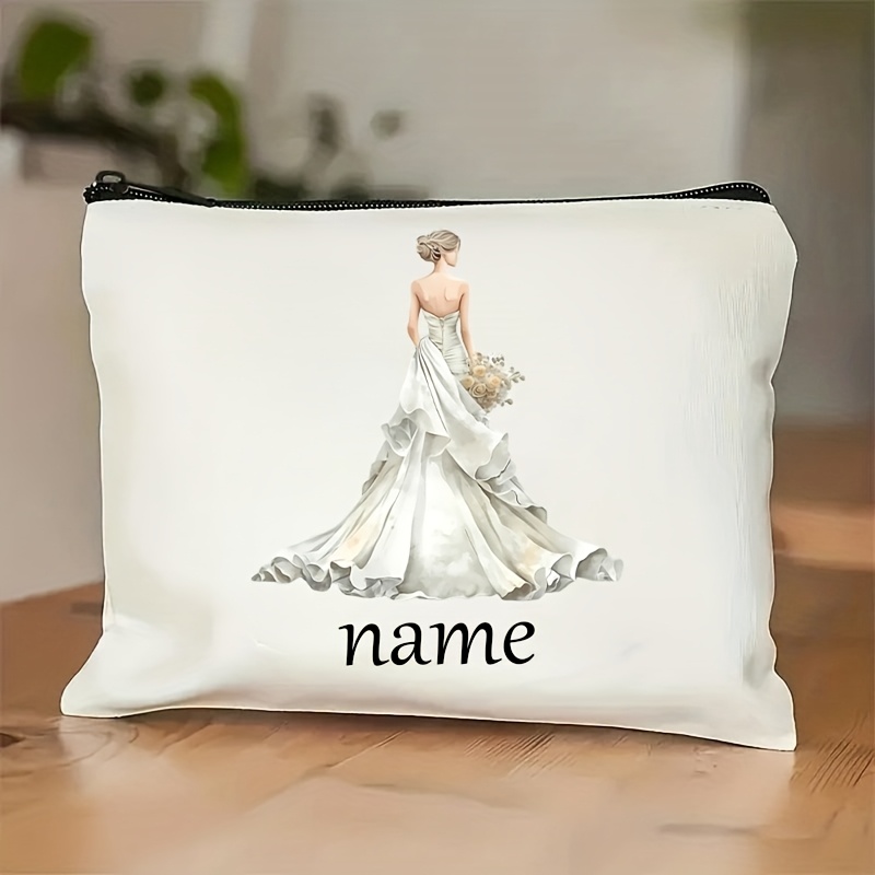 [Customization] Personalized Bridesmaid Gift Makeup Bag