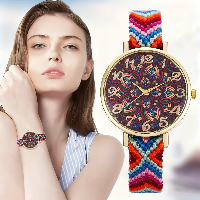Women'S Watches, Stylish And Retro, Versatile And Trendy, with an Ethnic Flair, The Perfect Gift for a Girlfriend