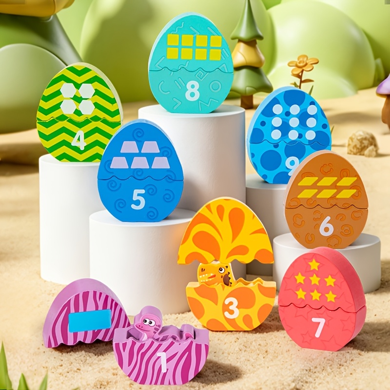 Cute Dinosaur Egg Matching Educational Toy