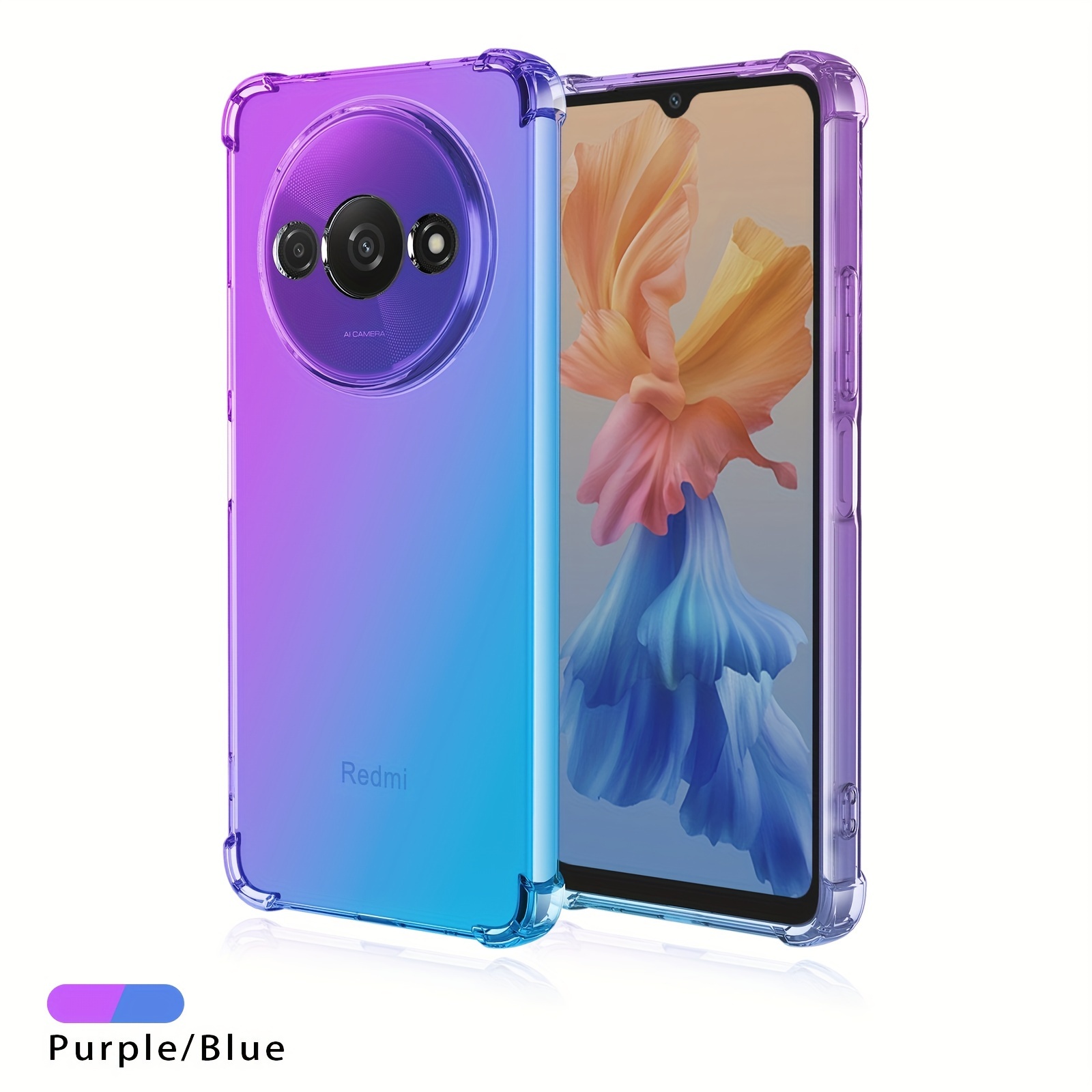 

Couleur de gradient pour coque de téléphone Redmi A3 antidérapante pour coque de téléphone Redmi A3