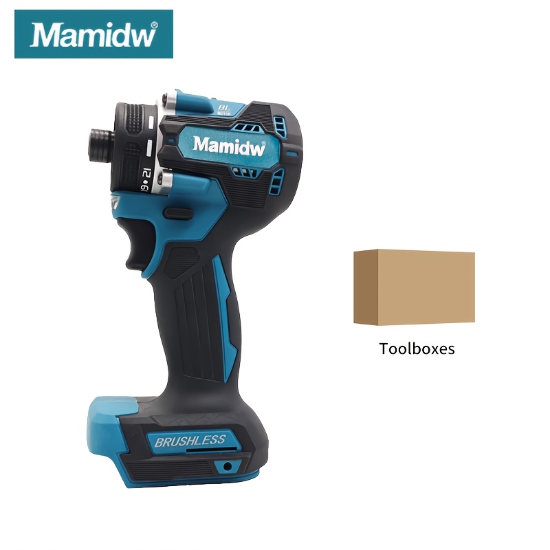 Cordless Brushless Impact Driver, 1/4" Quick Bit Change 2-speed Electric Screwdriver, Compatible With Makita 18v Battery, Tool No Battery