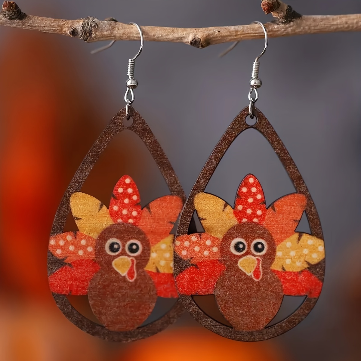 

Turkey Wooden - Drop & , For