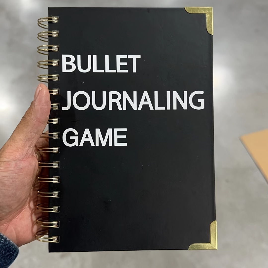 

Planificateur de jeu de bullet journal pour adultes - relié , planification quotidienne et fixation d'objectifs, cadeau idéal pour les passionnés de la productivité, pour Halloween, Noël, le An