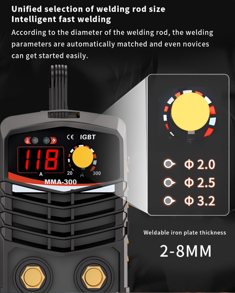 household mini welding machine 110v small fully automatic inverter portable welding machine multiple sets convenient and easy to details 1