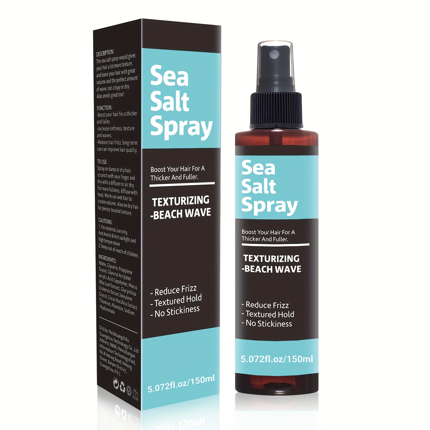 

Sea Salt Spray For Hair Men & Women - Dry Texture Spray For Hair, Hair Texturizer Wavy Hair Products, Texturizing Spray & Volumizing Spray, Hair Texture Spray, Spray, Beach Waves Spray Hair Spray