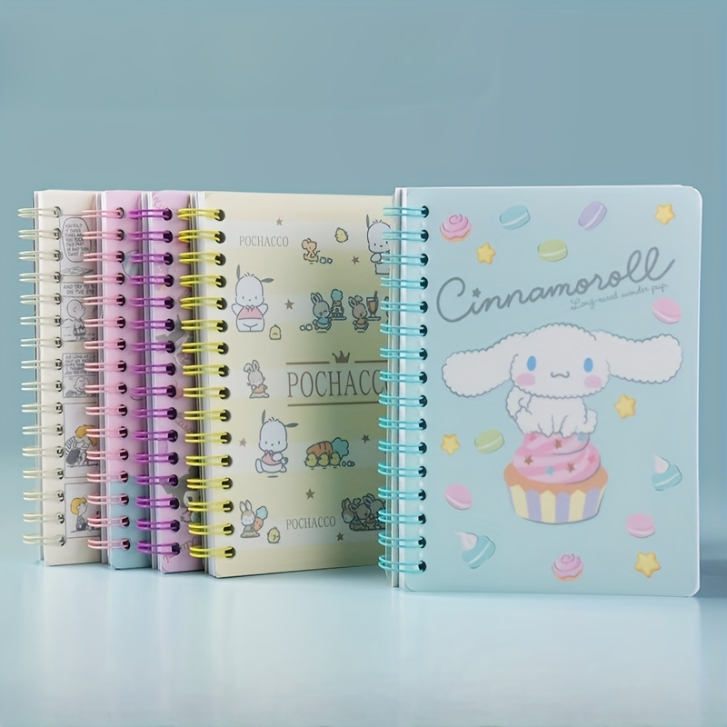 

[licensed] 1pc Cartoon Coil A6 Colorful Pp Coil Book School Notepad Cute Girl Heart Notebook