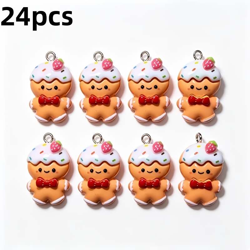TEMU Lot de 24/12 pendentifs de série de Noël, de haute qualité, et , adaptés pour la fabrication de bijoux DIY, bracelets, , breloques de téléphone,