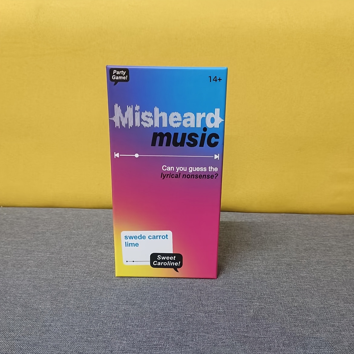 TEMU The Misheard Music: The Song Or Artist With 500 Nonsense Cards – Hilarious Music Games For Adults & Teens – Fun Games For Karaoke & Party