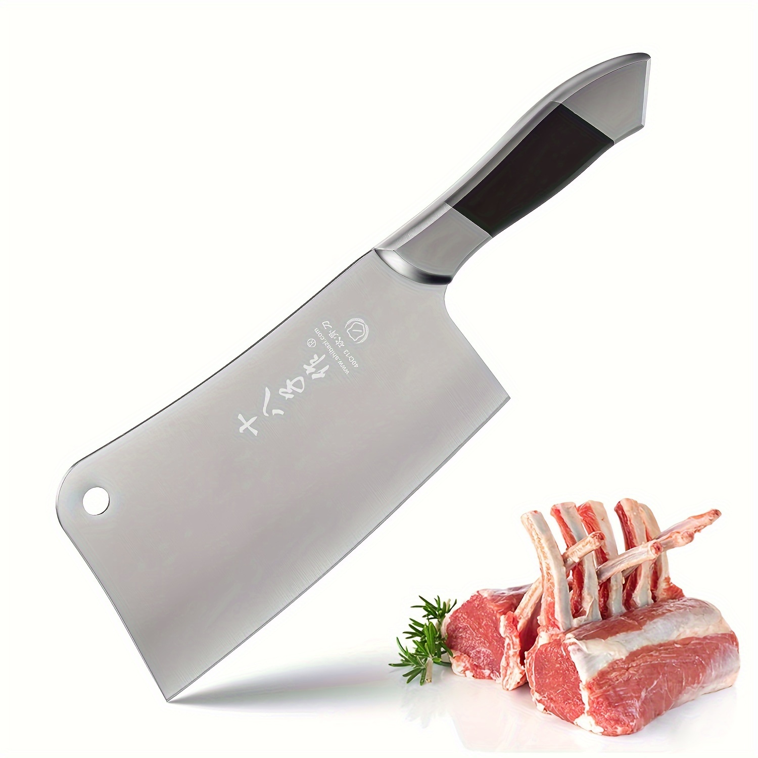 

Heavy Duty Stainless Steel Bone Cleaver Knife For Home Chopping