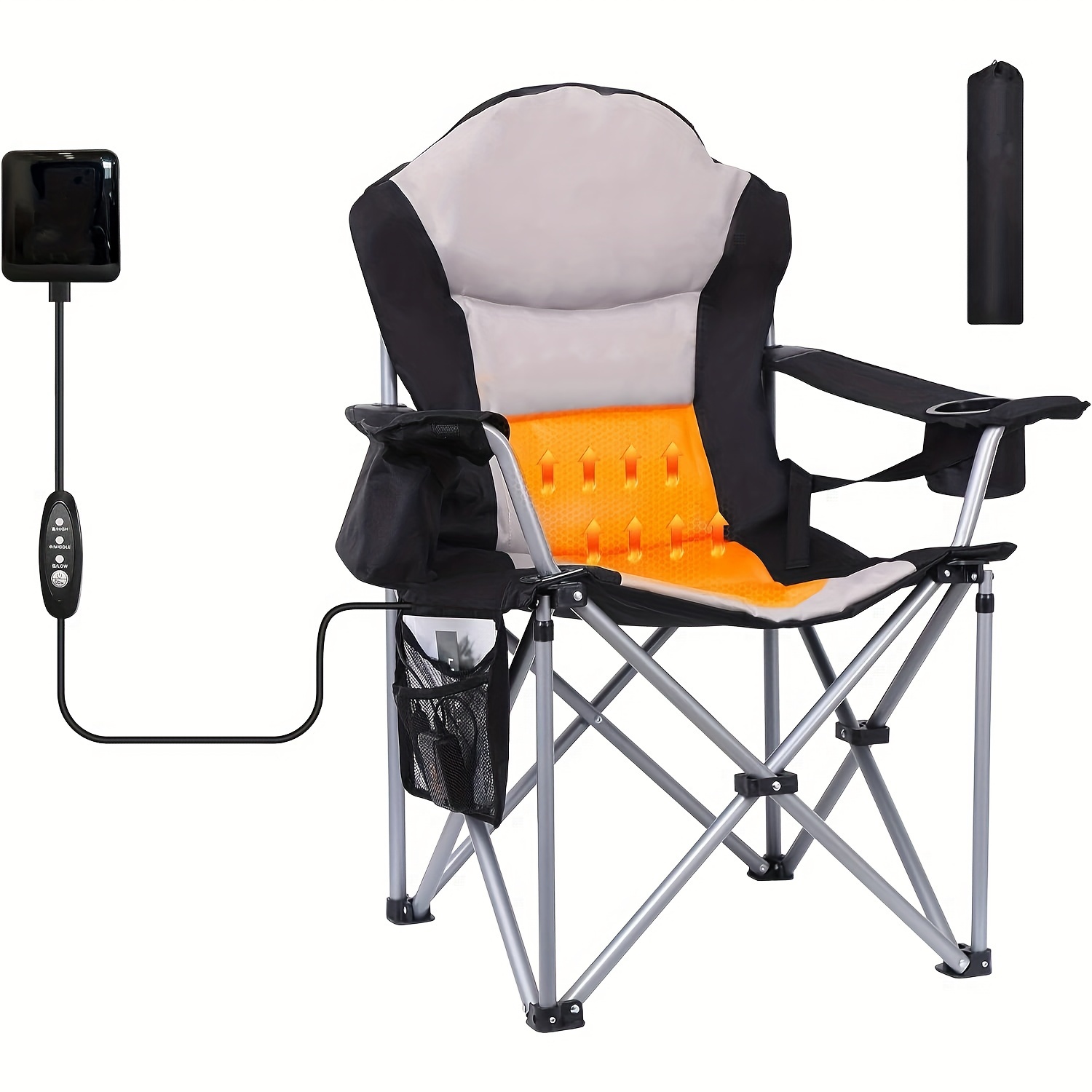 TEMU Cozy Heated Camping Chair