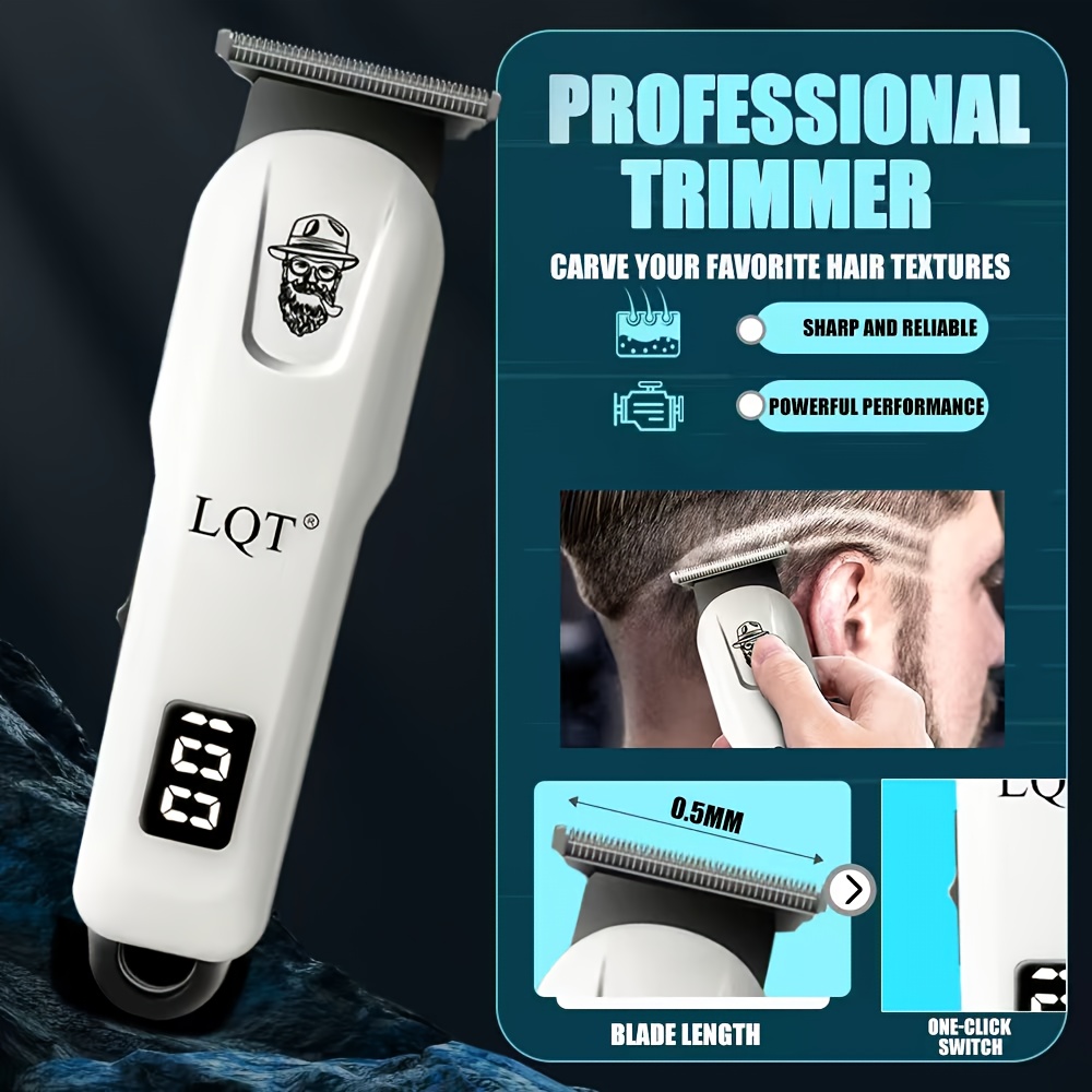 Conjunto de máquina de cortar cabelo elétrica LQT com 2 ou 3 peças 2