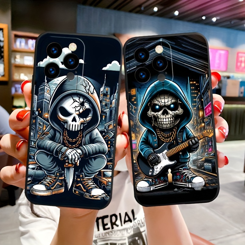 

Tpu Soft Phone Case For Series, Cartoon Design, Shockproof Protective Cover, Slim Fit, Lightweight, Compatible With 15promax To 12, 13 & 14 Series - La741