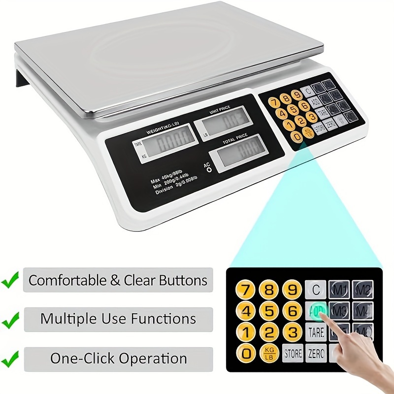 Food Scale Weight Machine For Meat Shop Digital Scale With