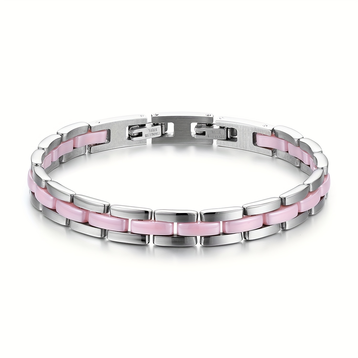 Classic And Fashionable Stainless Steel Women's Bracelet, Adjustable