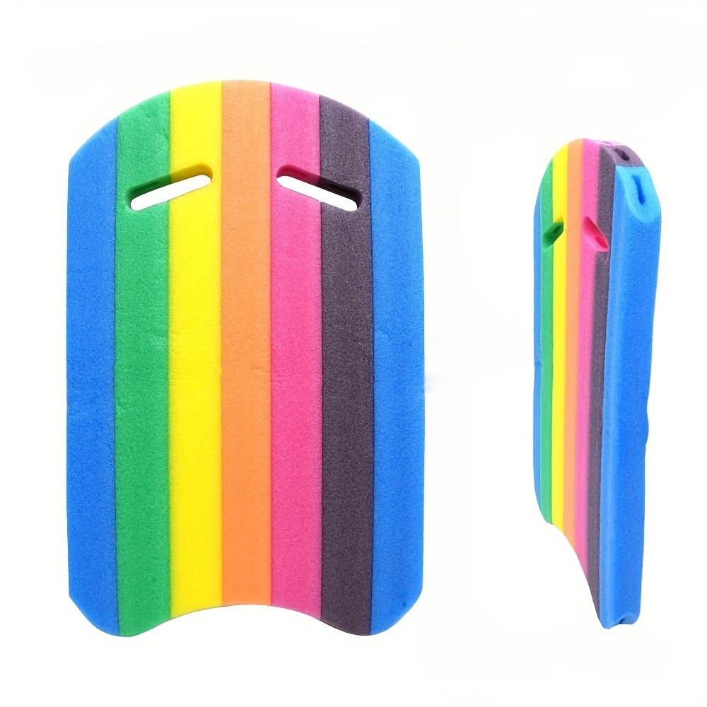 1pc Rainbow Float Board, Eva Foam Swimming Board, Rainbow Printed Board, Beginner Water Board, Pool Auxiliary Board, Unisex 1pc Pack