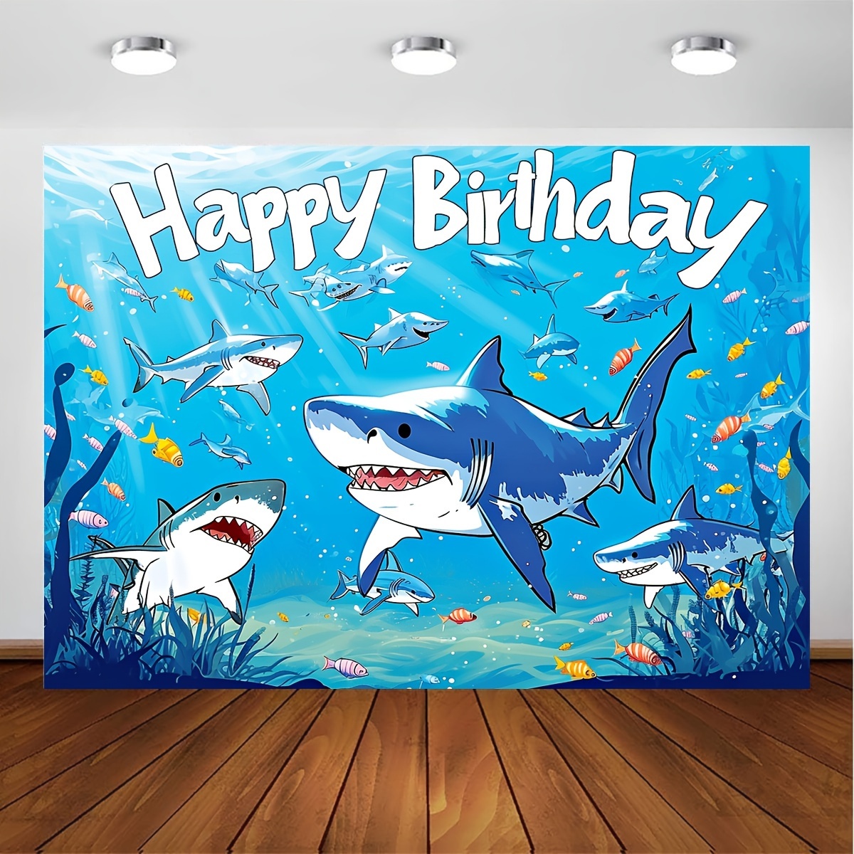 Shark Birthday Decorations For Boys - Temu