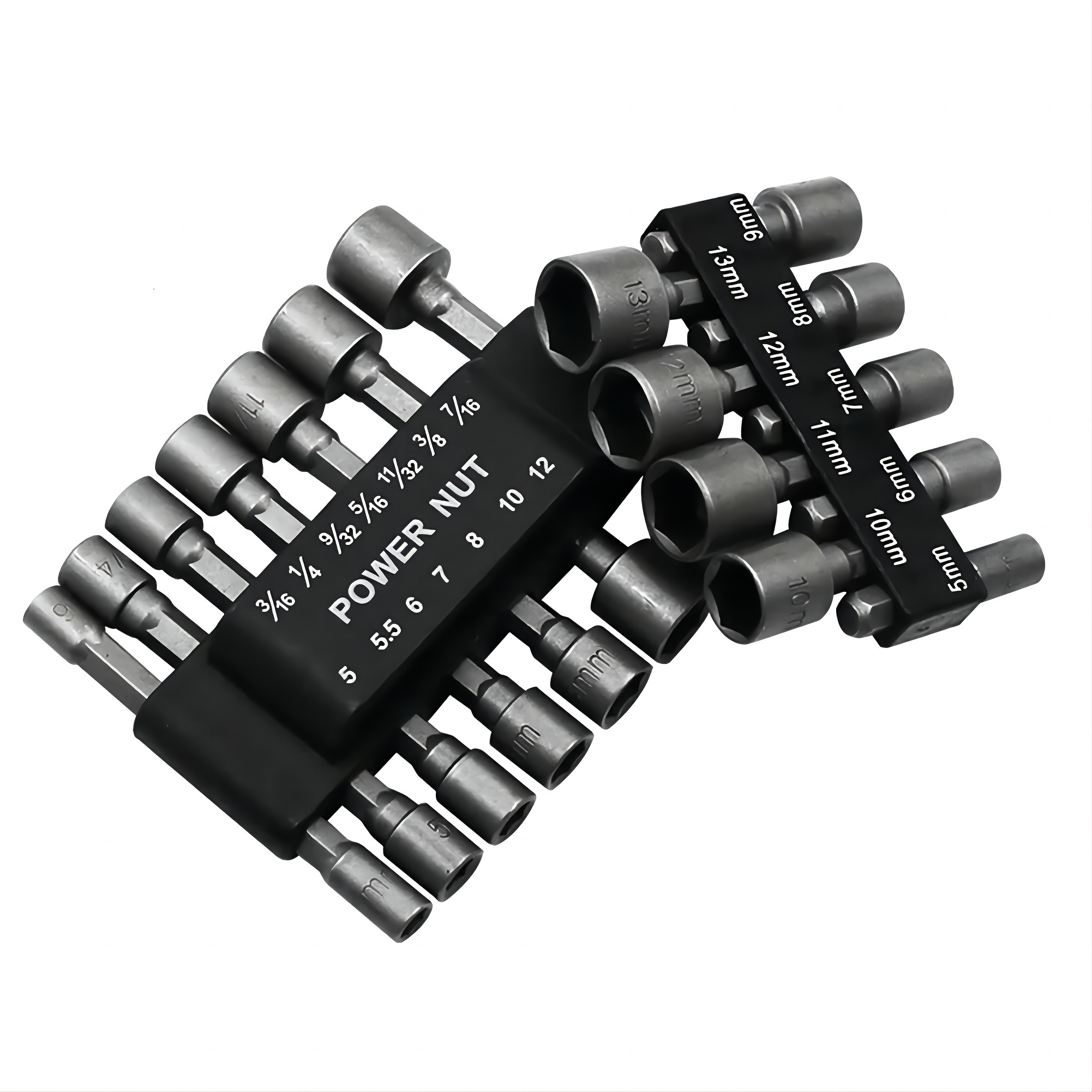 

9/14-piece Professional Metal Hex Socket Screwdriver Bit Set - Durable & Precision Fit