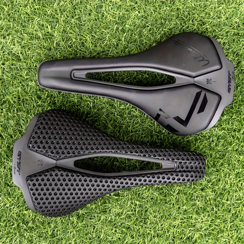 RYET Sella stampata in carbonio 3D 240mm * 140MM Superlight 98g 7*9 Sedile bici per uomo Donna Triathlon Strada MTB Mountain Ghiaia  18