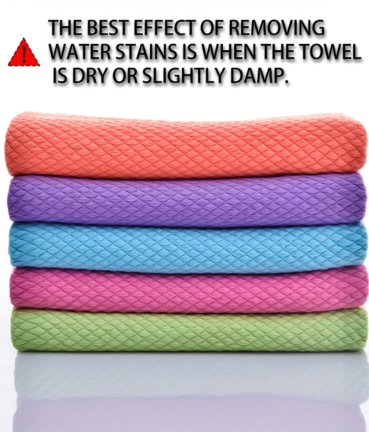 three magical cleaning cloths that remove   from glass leaving no   when wiping   are convenient for removing water stains and marks ensuring a   clean suitable for kitchen cleaning and   in all   Product details 1