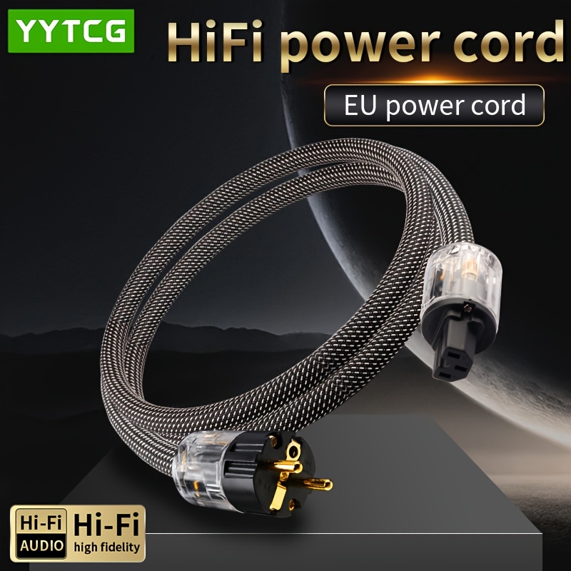 TODN HiFi Audio Power Cable For Audiophile With O-C-C Cores - Foto 13