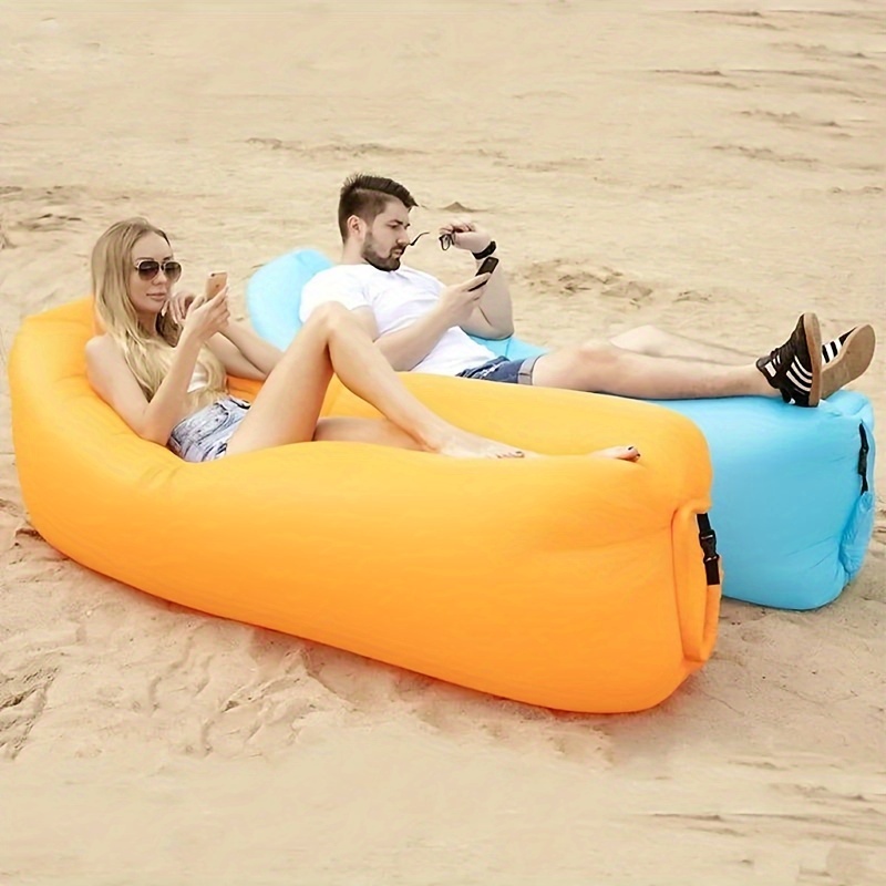 

Inflatable Pvc Sofa With Multi-component Accessories - Portable, Easy Inflate Couch For Camping, Beach, Outdoor Lounging - Versatile & Compact - Ideal Holiday Gift