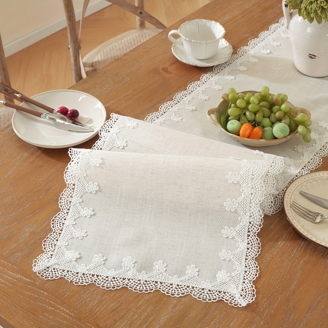 dressing table runner sold on Temu United States