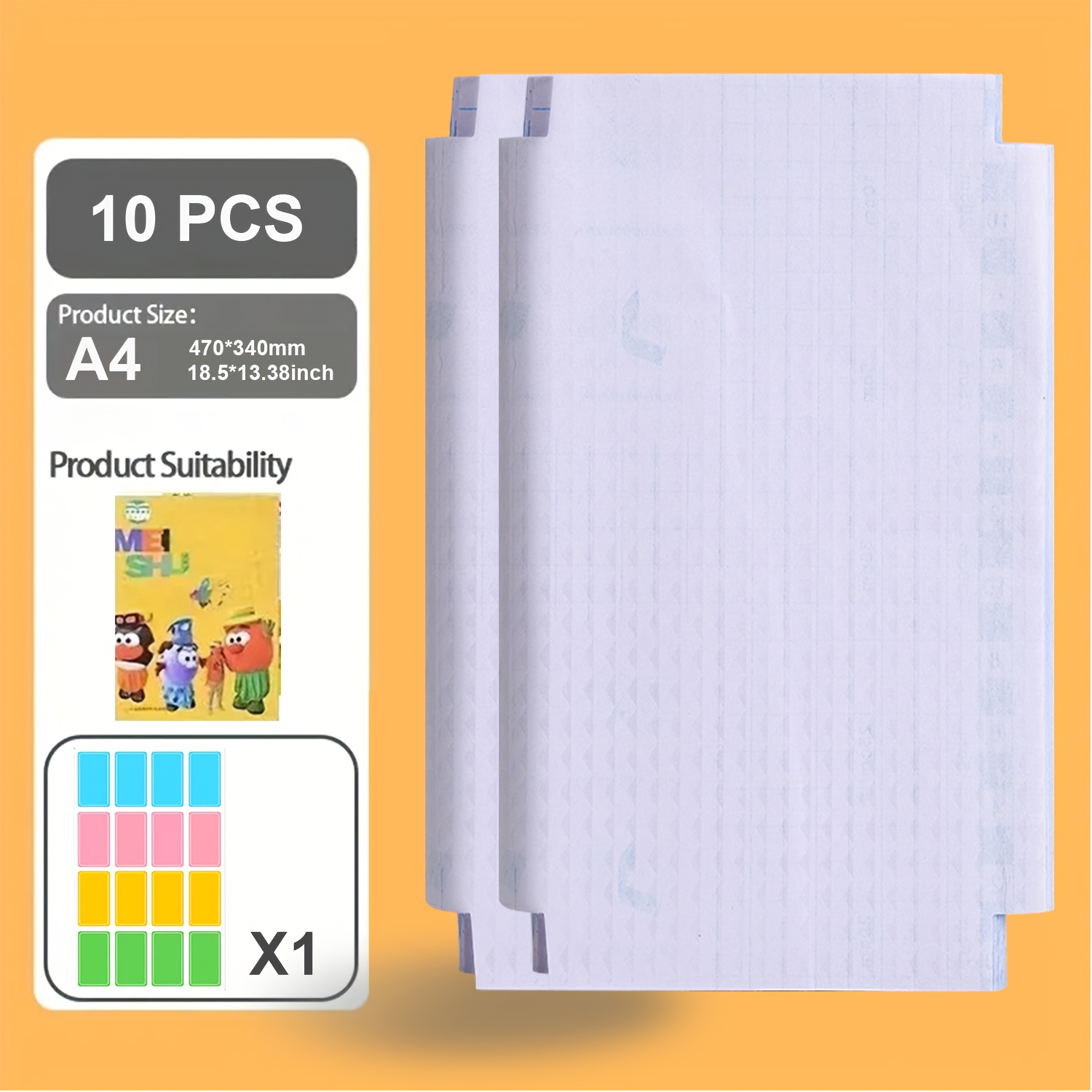 TEMU per libri con 10 pz/30 pz, disponibile in tre misure, pellicola autoadesiva per di libri, custodia autoadesiva per libri per scuola, lavoretti e