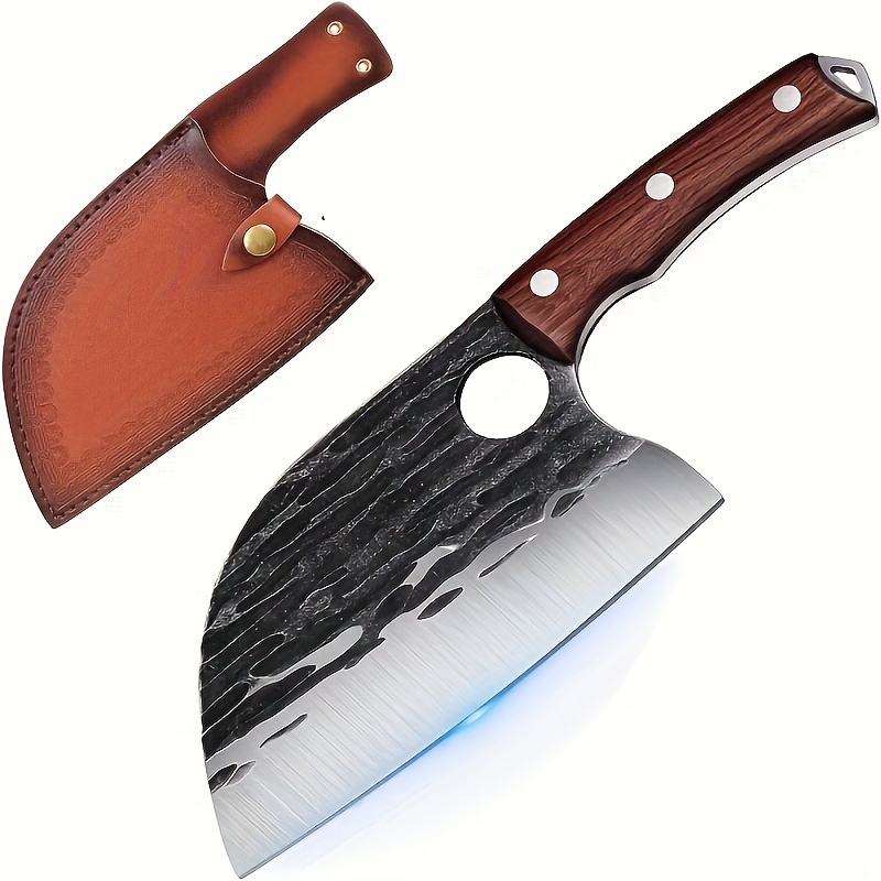 

Chopping Knife Serbian Knife 's Knife Kitchen Knife 's Meat Vegetables Sharp Knife Sliding For Bbq