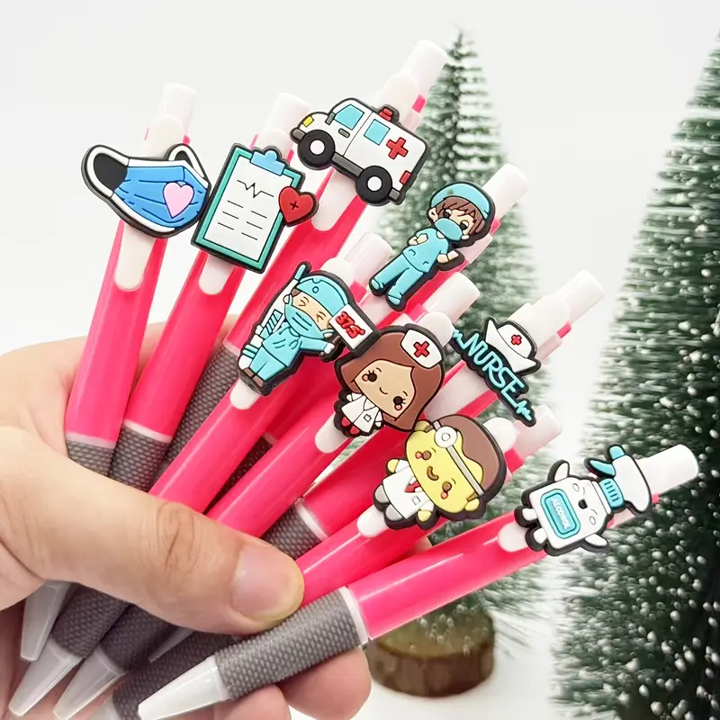 15 25 series retractable ballpoint pens solid pens nurse pens push button gel pens black ink refills signature writing pens stationery gifts Product details 3