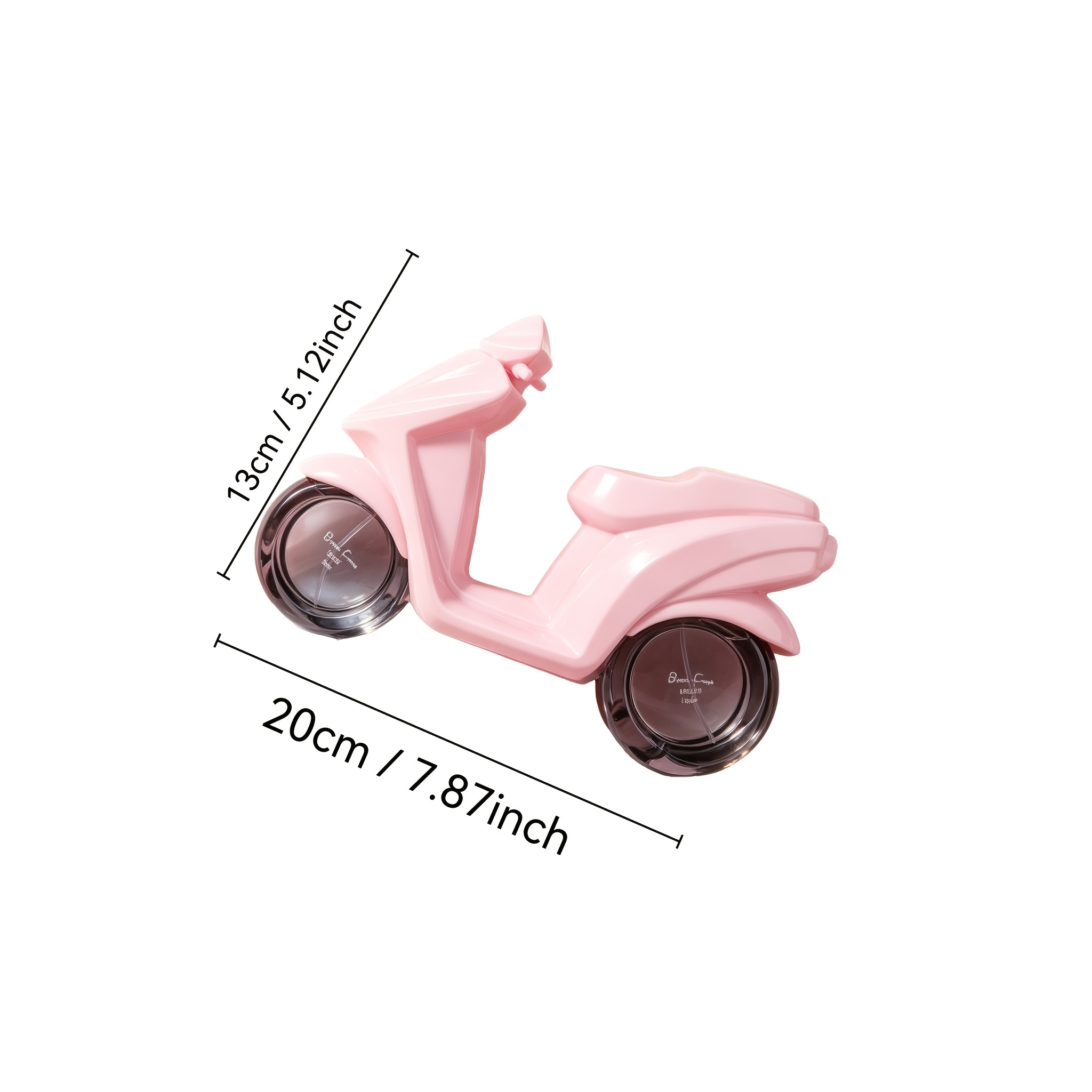 Image of Pink Motorcycle Shaped Women's Perfume | | Floral Fragrance | Creative Bottle | Trendy Ornament | Unique Fun | Surprise Gift | Long-lasting Scent | For Festival And Birthday Gifts