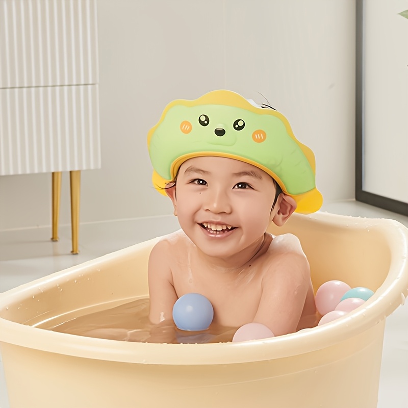 1pc Baby Shampooing Tool - Waterproof Shower Cap, Suitable for Girls And Boys - Color Options for Christmas, Halloween, Thanksgiving Gifts