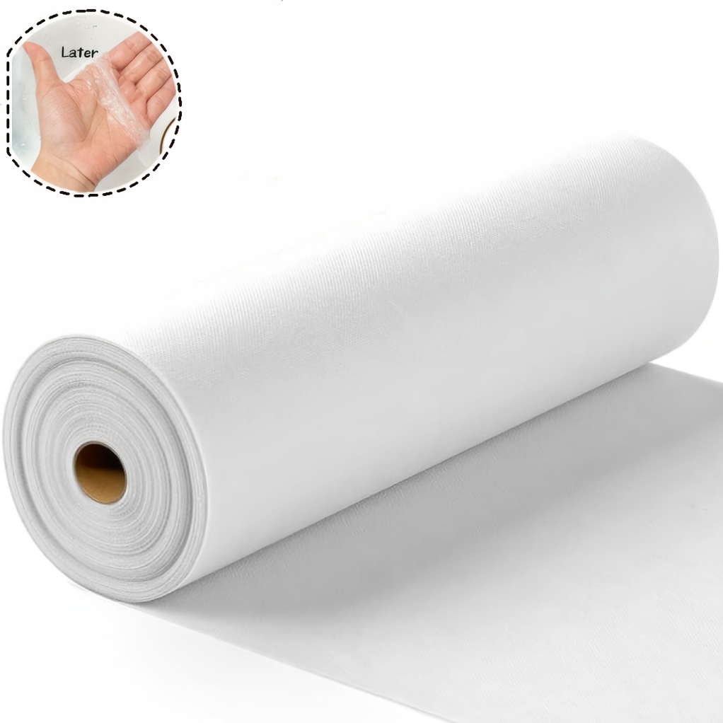 

1 Roll -soluble Embroidery , Non-woven Fabric For Machine & Hand Sewing - Ideal For Latter & More, Fabric For Sewing