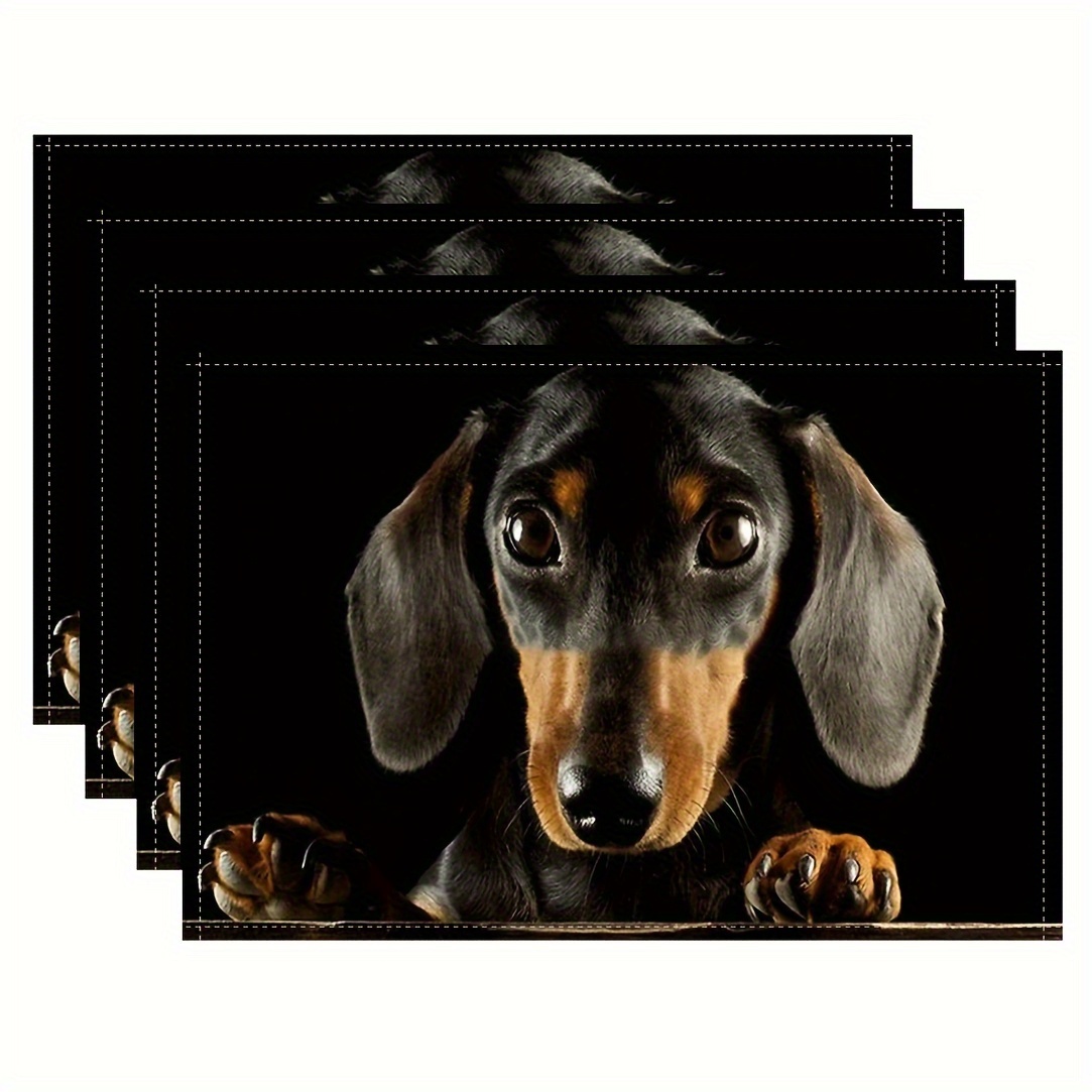 

[top-] 4pcs, Dog Table 12x18 , Table Decoration Is For And Use_h244