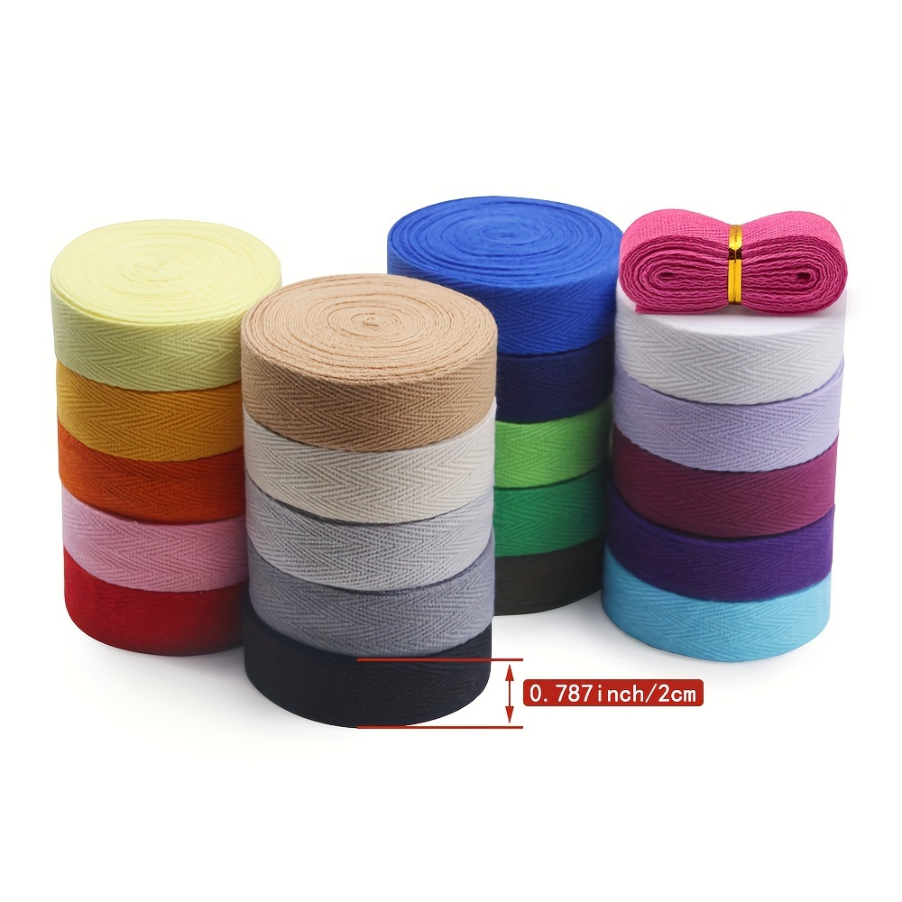 20mm cotton ribbon webbing herring tape lace trimming for packing additions