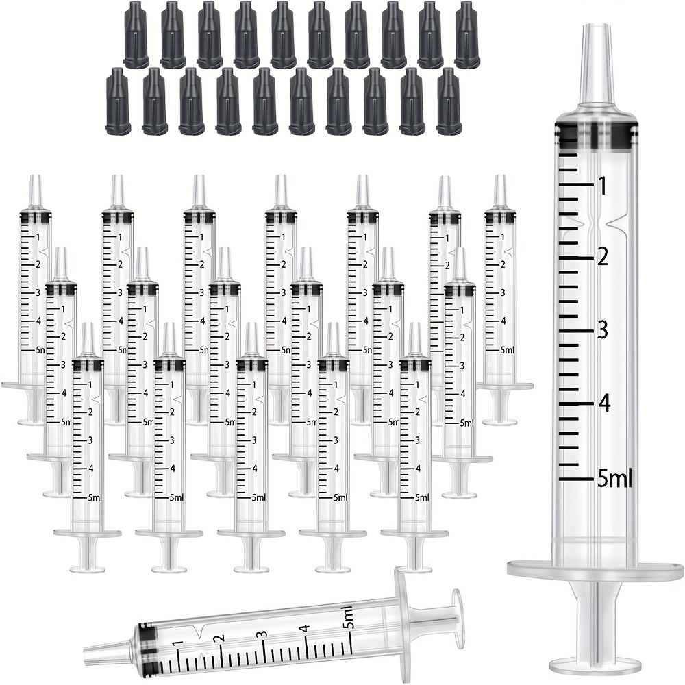 5 Milliliter With A Cap, Suitable For Scientific , Measurement, Feeding Small Animals, And Liquid Transfer