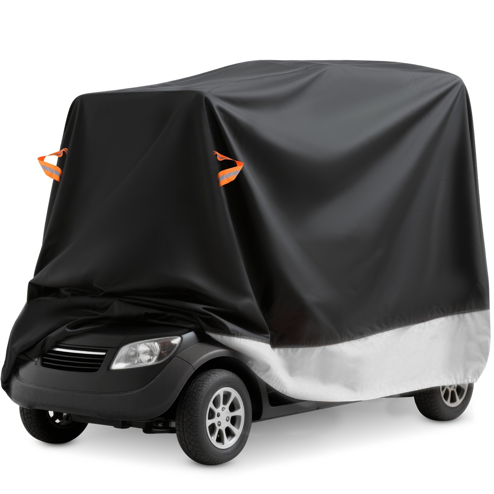 TEMU Fundas Mejoradas para Scooter Eléctrico de Exterior, Cubierta con Tiras Reflectantes y Hebillas Antiviento, Bolsa de Almacenamiento, 48 Pulgadas