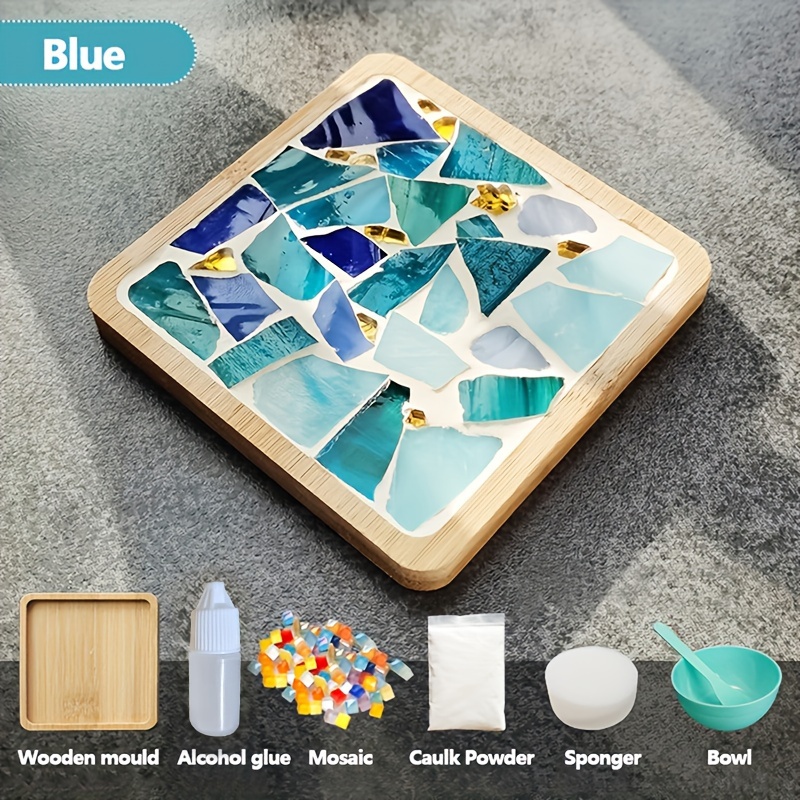 TEMU Diy Stained Coaster Kit With - , Decor By Oloblb