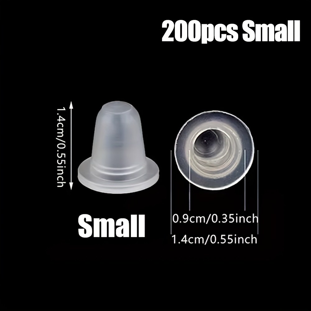 E-shop 200 Stück Einweg-Tätowierfarbbecher – kleine & große Größen, durchsichtige Microblading-Halter für Permanent-Make-up-Artisten, kein erforderlich