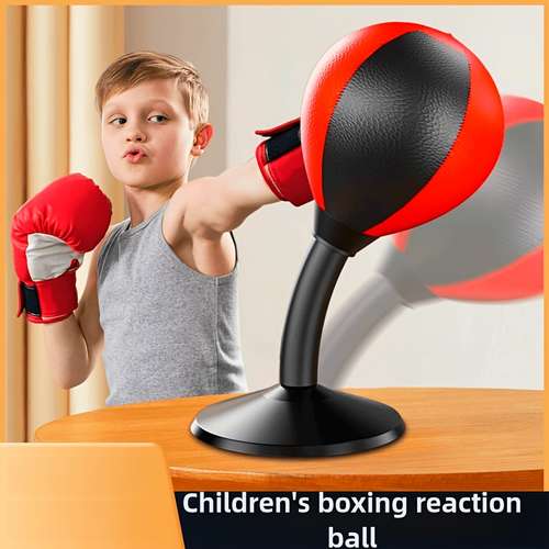 Fun Punch Desktop Punching Bag Boxing Speed Bag Suction Cup, Fun