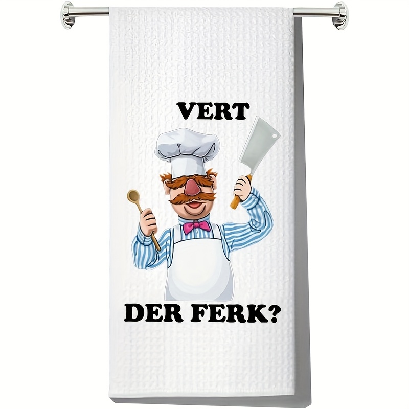 

1pc Towel - 18x26 , Polyester, , , For Dish Drying & Gifting