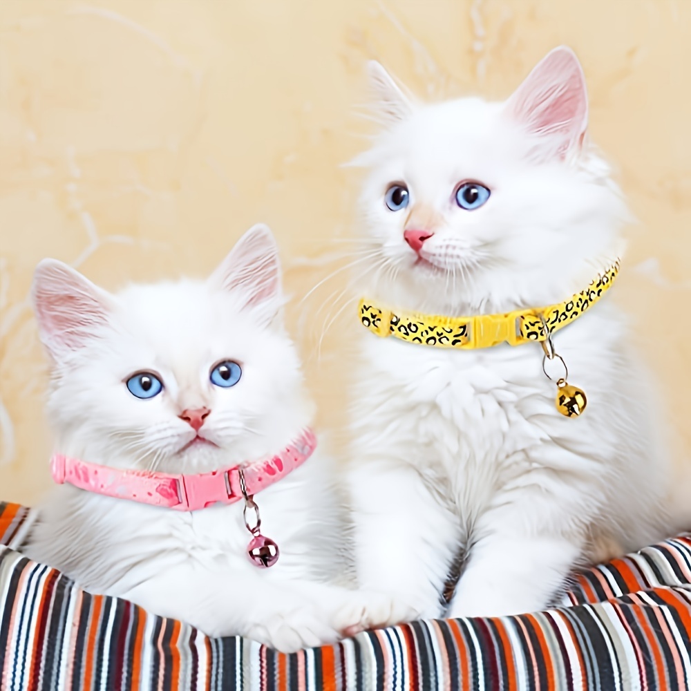 24pcs Random Colors Pet Collars with Colorful Patterns