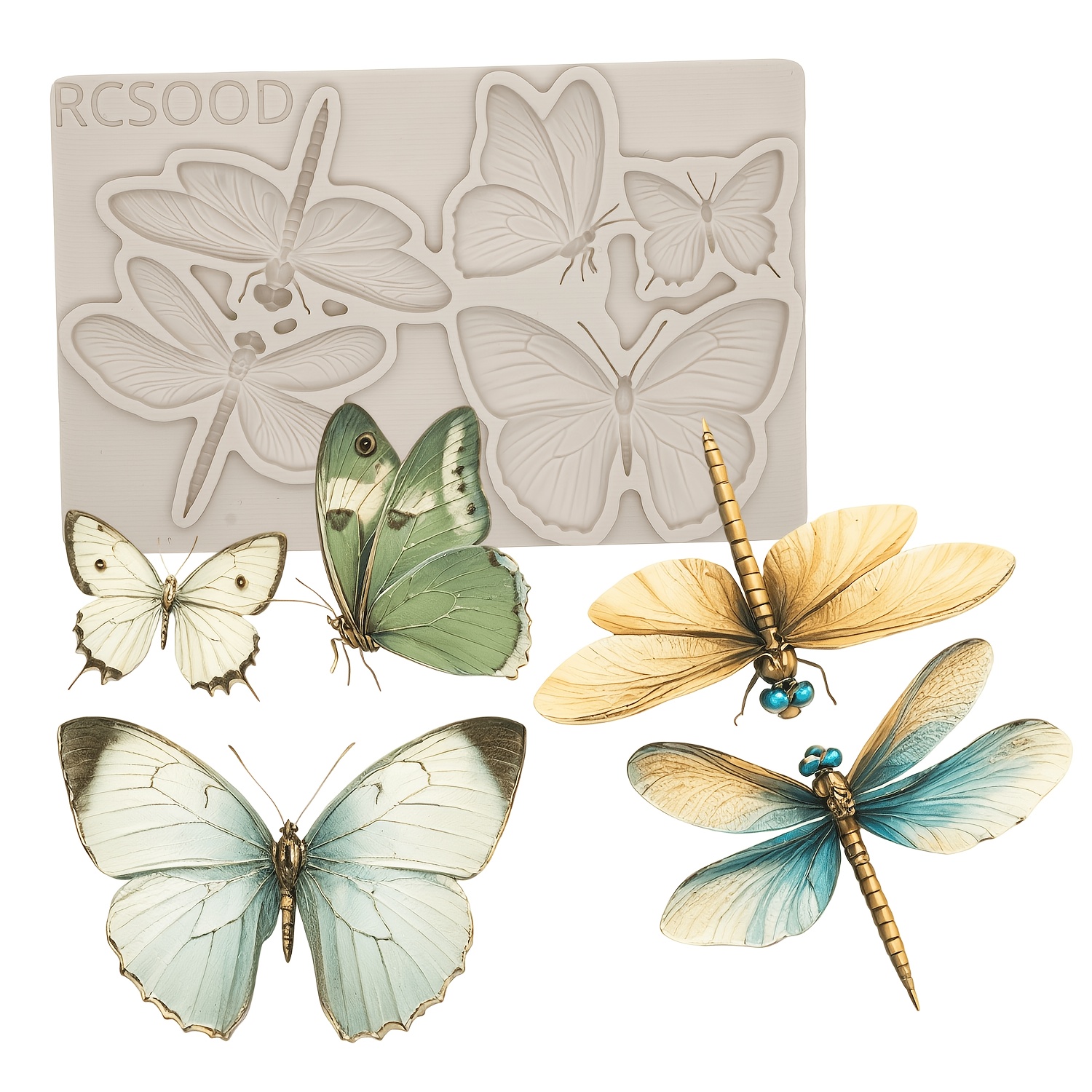 TEMU Stampo in silicone a , stampo per decorazioni natalizie in fondant, composizione , diffusore per candele, stampo in pietra