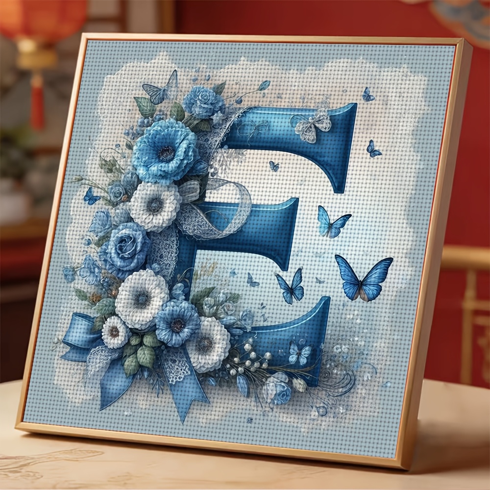 Complete DIY Cross-Stitch Frameless Embroidery Kit