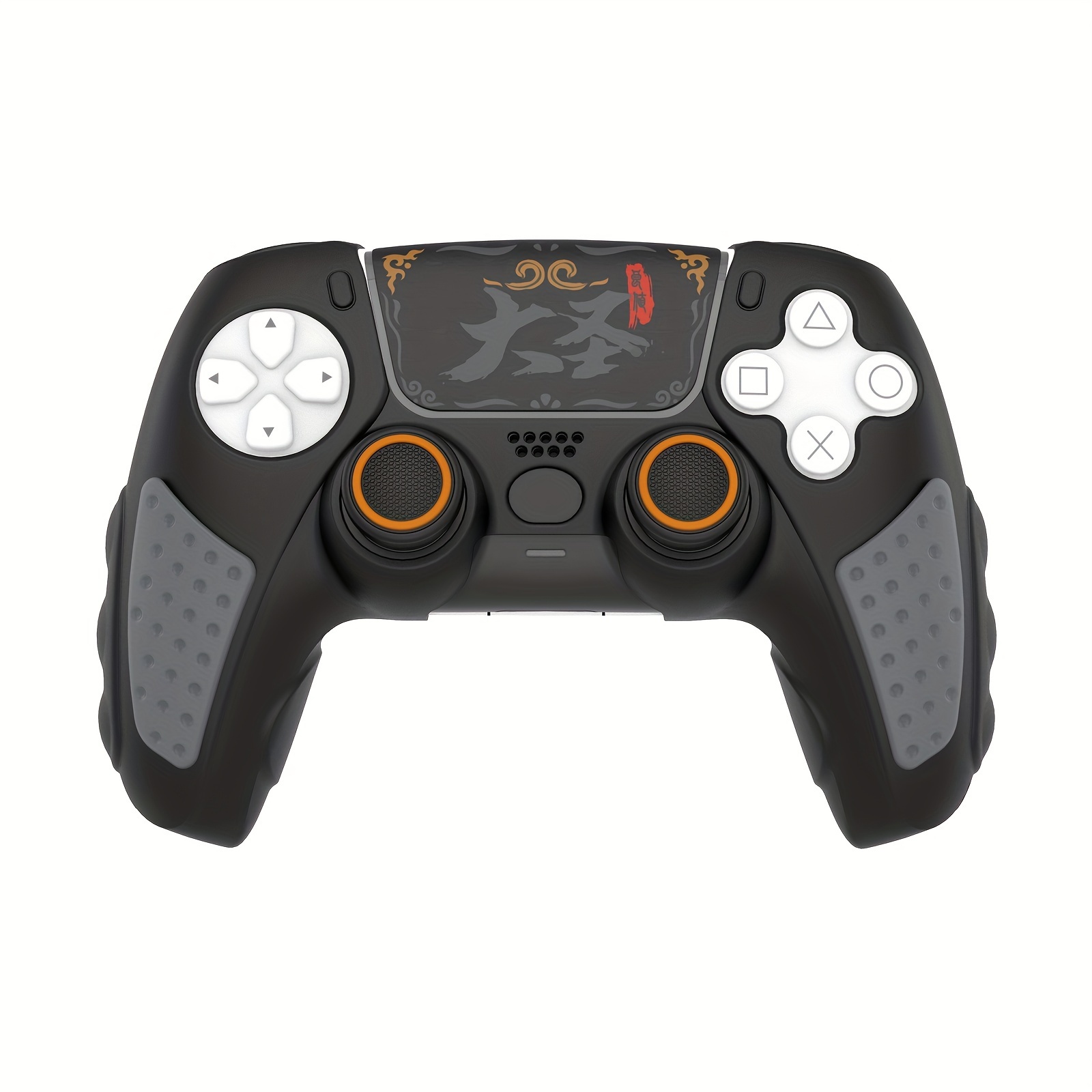 Temu Capa Protetora De Silicone Iine Com Tampas Para Joystick Para Gamepad PS5-image